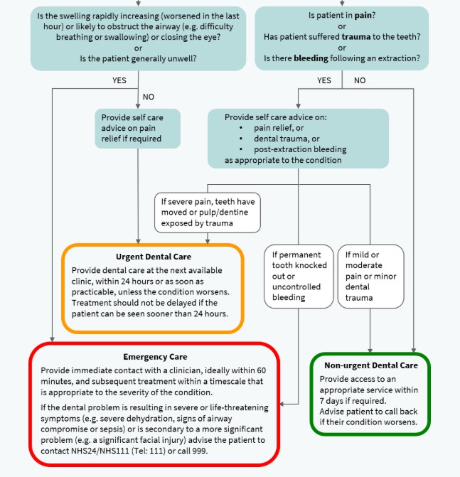New supporting tools for the Management of Acute Dental Problems guidance
